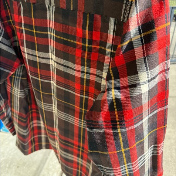 Ralph Lauren Red and Black Casual Button Down Shirt Women’s Sz L - Picture 9 of 16